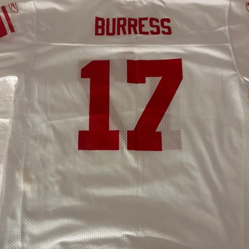 White and Red Football Jersey - Picture 2 of 3